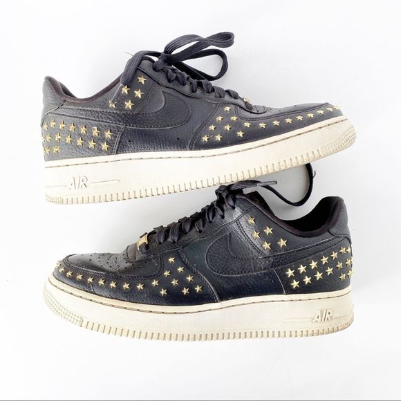 Nike Air Force 1 ‘07 XX Star Studded Oil Grey 9.5 - Picture 3 of 9